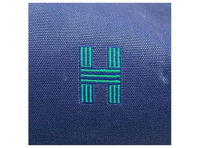 Borsa in cotone Bride a Brac di Hermès Blu - vista 8