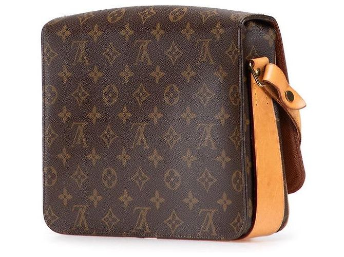 Borsa a Spalla Cartouchiere GM Monogram Louis Vuitton Marrone - vista 2