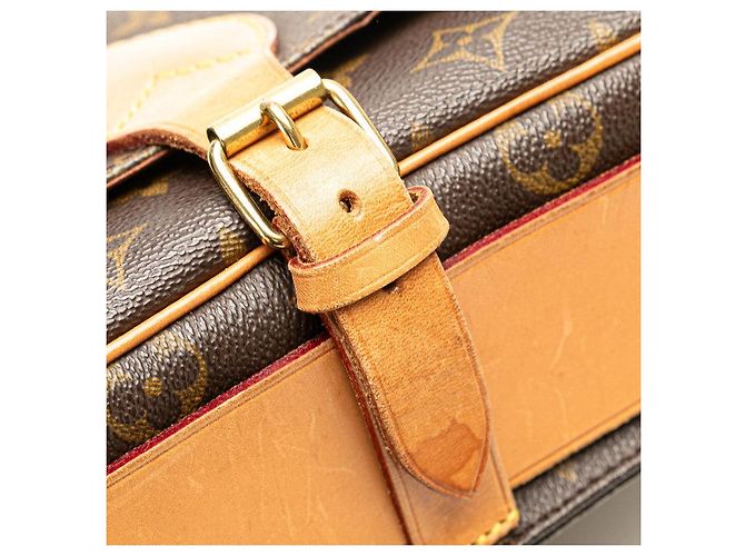 Borsa a Spalla Cartouchiere GM Monogram Louis Vuitton Marrone - vista 4