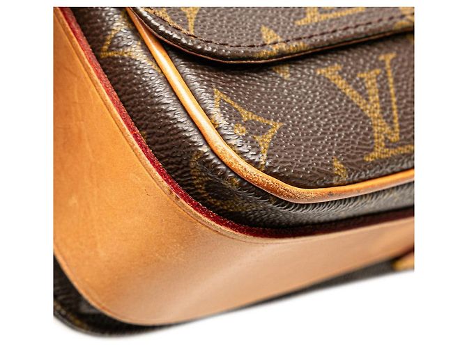 Borsa a Spalla Cartouchiere GM Monogram Louis Vuitton Marrone - vista 6