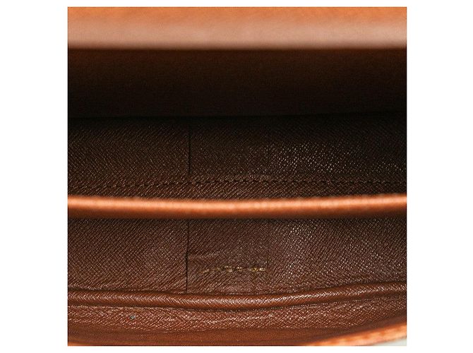 Borsa a Spalla Cartouchiere GM Monogram Louis Vuitton Marrone - vista 8