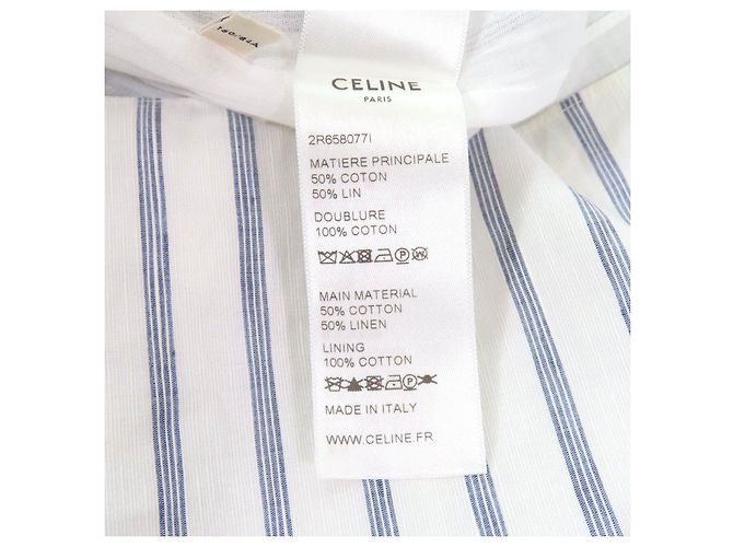Céline Celine Einteiler aus Baumwolle Weiß - Ansicht 9