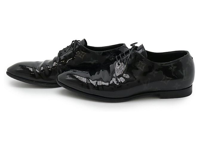 Lackleder Derby-Schuhe aus der Vendôme-Linie von Louis Vuitton Schwarz - Ansicht 2