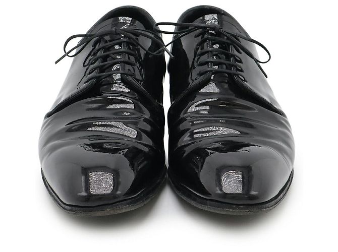 Lackleder Derby-Schuhe aus der Vendôme-Linie von Louis Vuitton Schwarz - Ansicht 4