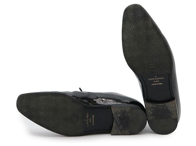 Lackleder Derby-Schuhe aus der Vendôme-Linie von Louis Vuitton Schwarz - Ansicht 5