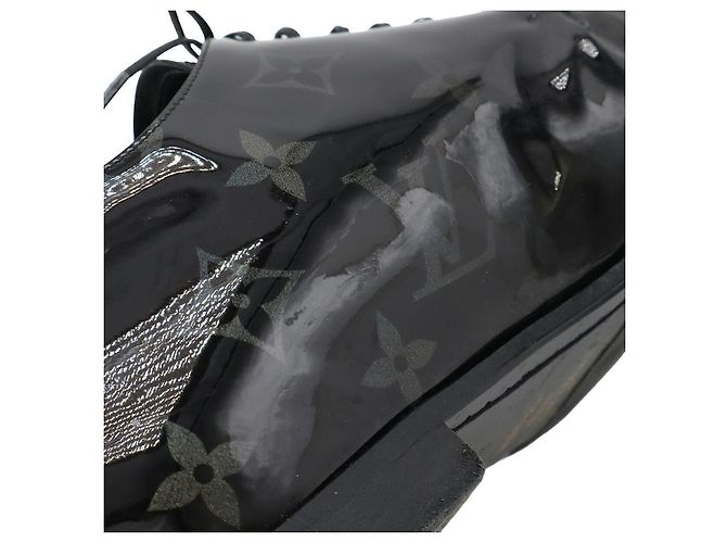 Lackleder Derby-Schuhe aus der Vendôme-Linie von Louis Vuitton Schwarz - Ansicht 7