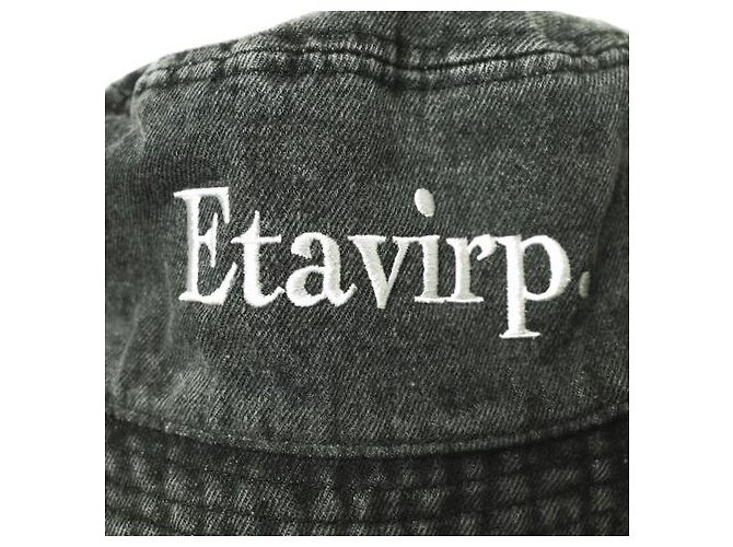 Autre Marque Etavirp Denim Bucket Hat Schwarz - Ansicht 4