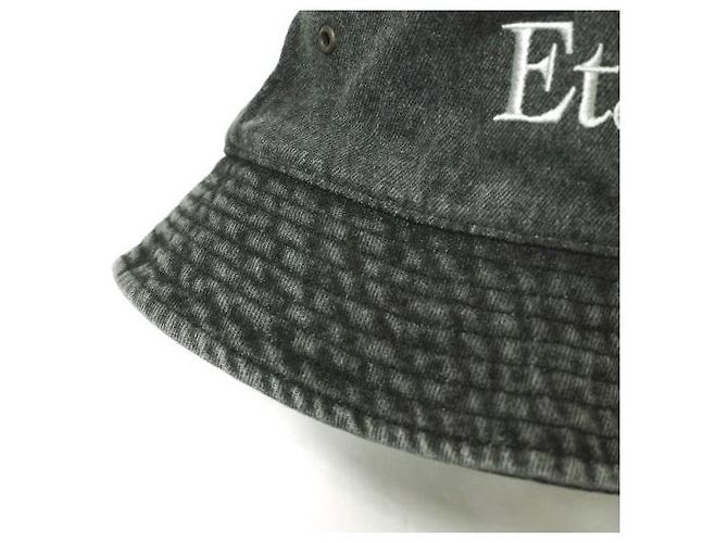 Autre Marque Etavirp Denim Bucket Hat Schwarz - Ansicht 5