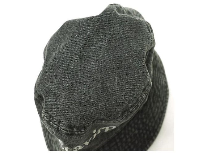 Autre Marque Etavirp Denim Bucket Hat Schwarz - Ansicht 6