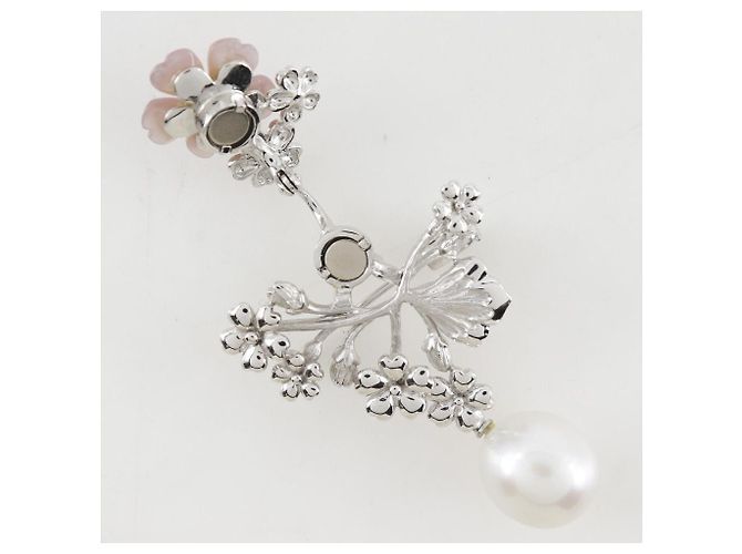 Autre Marque Collana in argento con perle e fiori 2WAY - vista 11