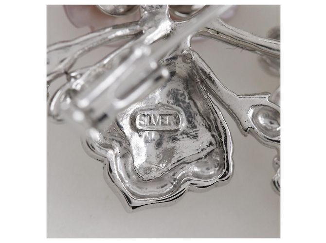 Autre Marque Collana in argento con perle e fiori 2WAY - vista 12