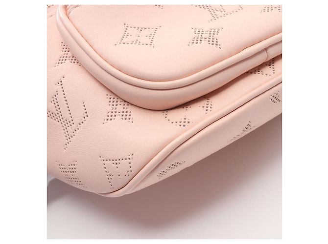 Jasmin Borsa a spalla in pelle Monogram floreale Mini Bumbag Louis Vuitton Rosa - vista 8