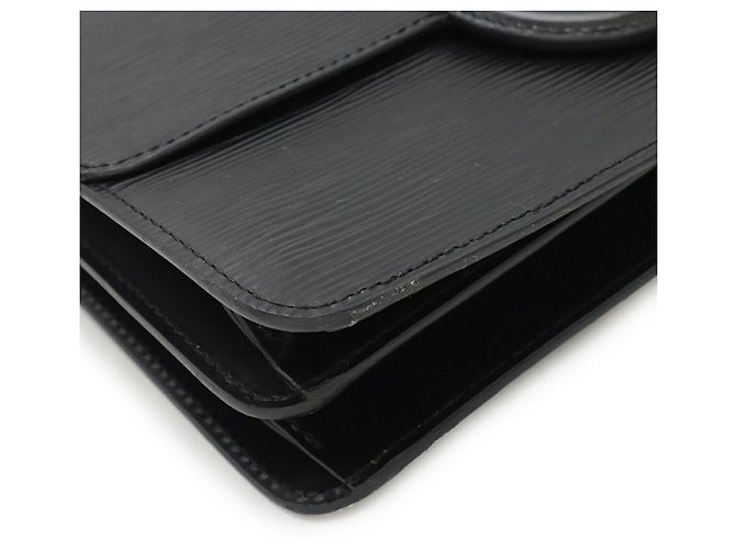Louis Vuitton Epi Free Run Schultertasche aus Leder Schwarz - Ansicht 3