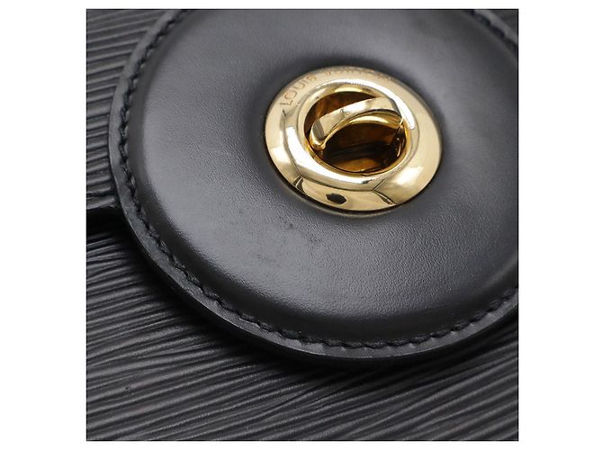 Louis Vuitton Epi Free Run Schultertasche aus Leder Schwarz - Ansicht 4