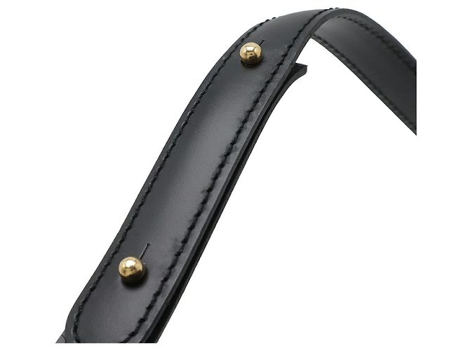 Louis Vuitton Epi Free Run Schultertasche aus Leder Schwarz - Ansicht 5