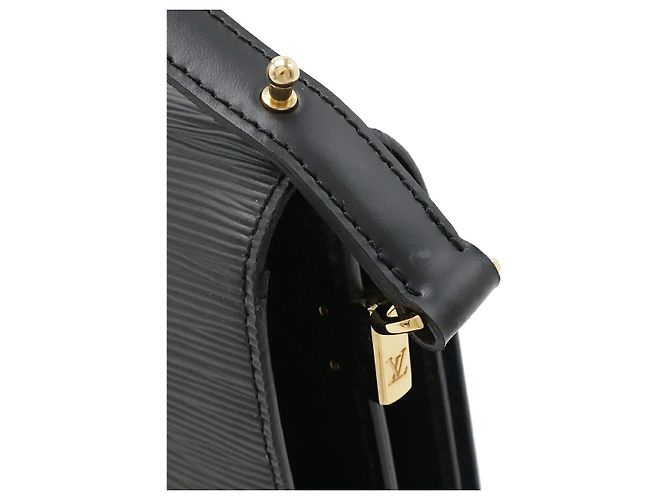 Louis Vuitton Epi Free Run Schultertasche aus Leder Schwarz - Ansicht 6