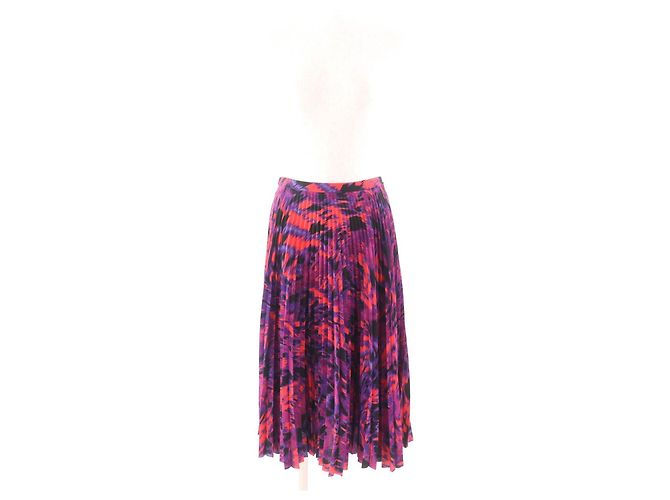 Falda plisada Balenciaga de poliéster Multicolor - vista 2