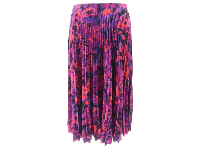 Falda plisada Balenciaga de poliéster Multicolor - vista 4
