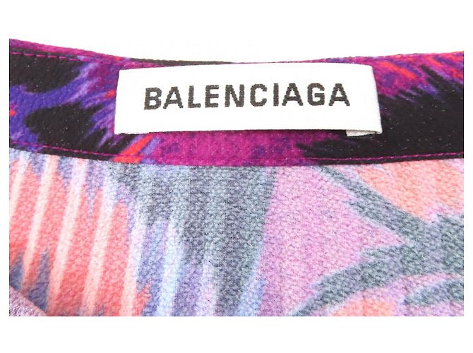 Falda plisada Balenciaga de poliéster Multicolor - vista 6