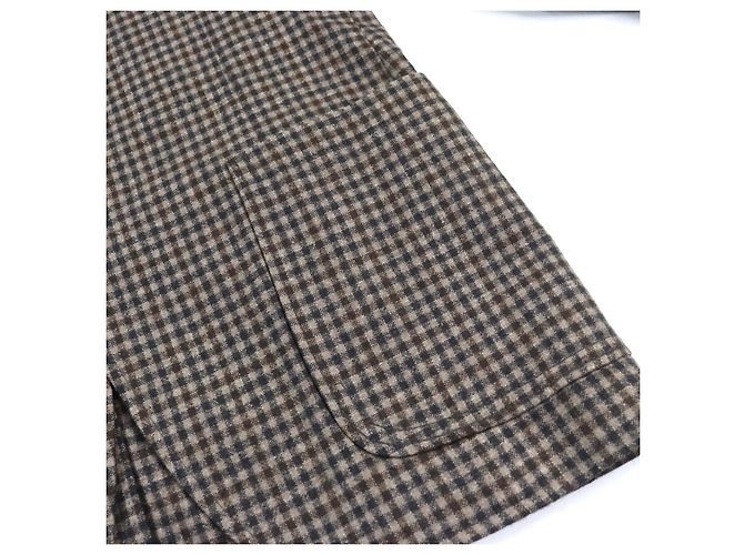 Chaqueta de lana a medida Salvatore Ferragamo Castaño - vista 5