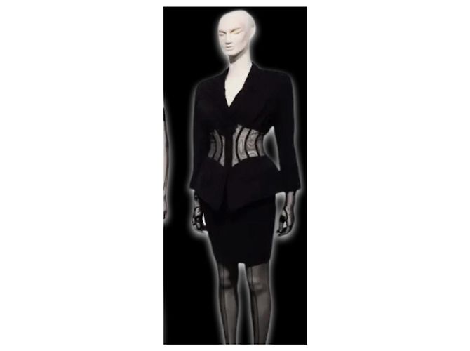 Thierry Mugler Completo Gonna Corsetto Nero - vista 12