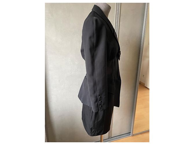 Thierry Mugler Completo Gonna Corsetto Nero - vista 4