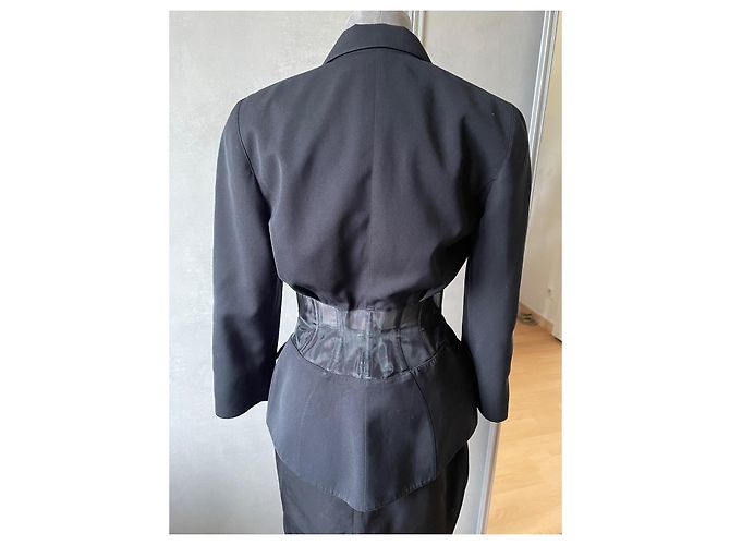 Thierry Mugler Completo Gonna Corsetto Nero - vista 6