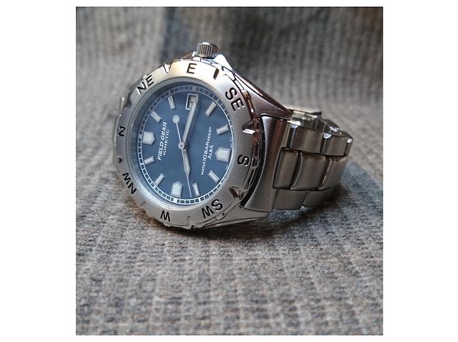 Relógio híbrido automático/quartz Seiko Alba Field Gear ref. YT57-0B20 Prata Azul - vista 7