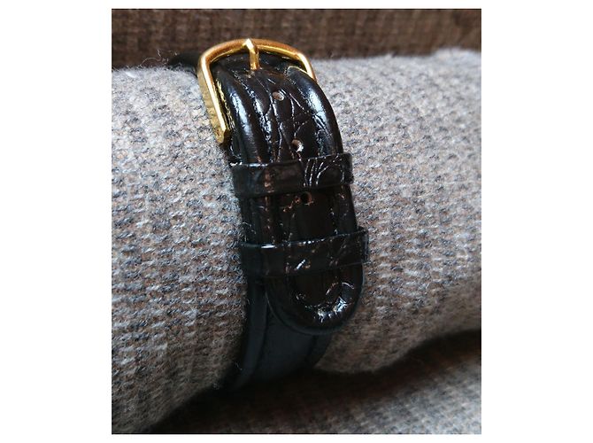 Relógio de quartzo Seiko Dolce ref. 5931-5420 Preto Prata Dourado - vista 11