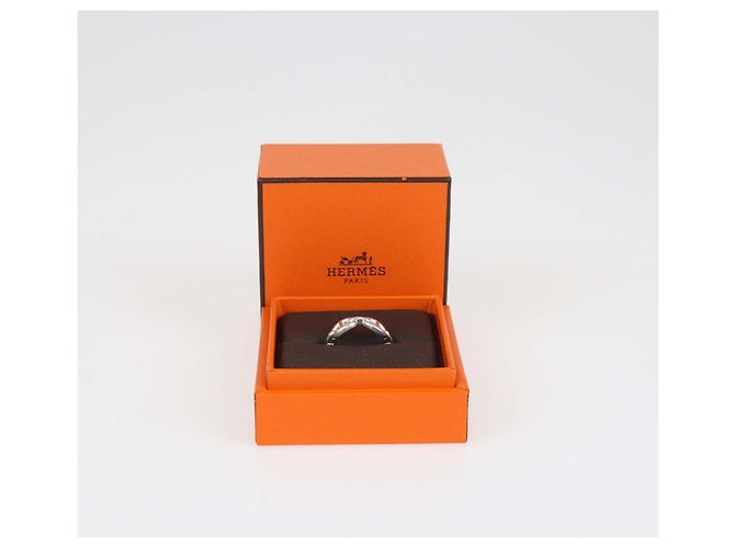 Ring Hermès Anello in Argento Sterling Chaine D'Ancre Piccolo di Hermes - vista 7