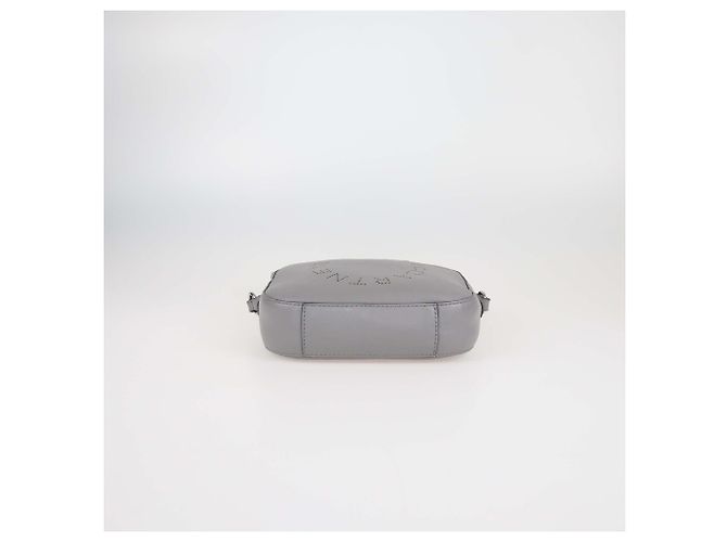Stella Mc Cartney Borsa a tracolla per fotocamera in ecopelle grigia Stella McCartney - vista 4