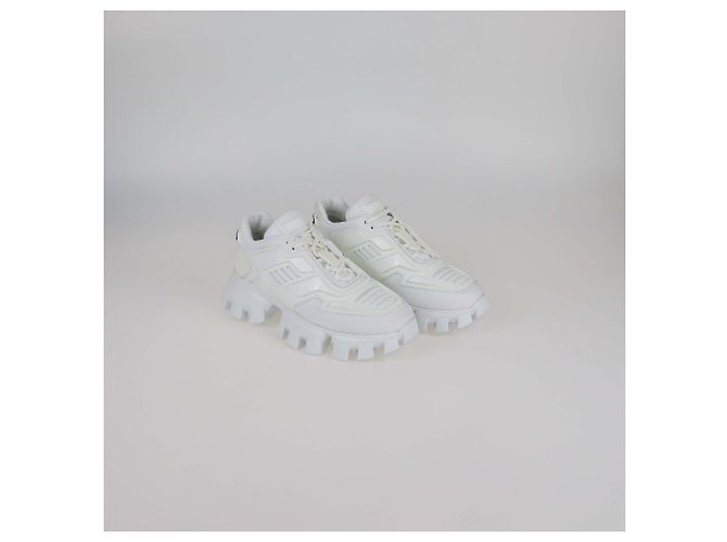 Sneakers Prada Cloudbust Thunder Bassi in Rete e Gomma Neri Nero - vista 2