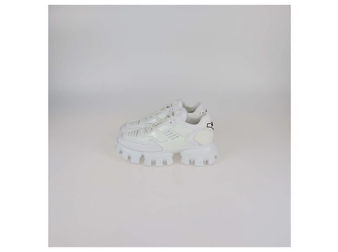 Sneakers Prada Cloudbust Thunder Bassi in Rete e Gomma Neri Nero - vista 4