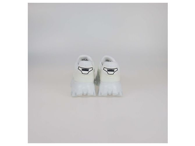 Sneakers Prada Cloudbust Thunder Bassi in Rete e Gomma Neri Nero - vista 5