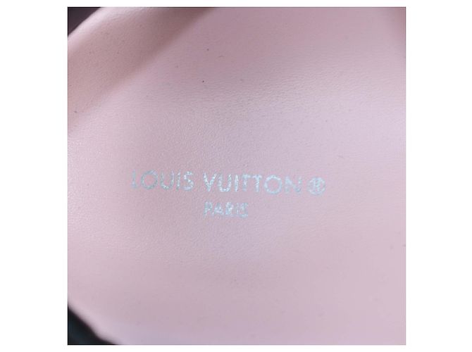 Sandali flat slingback in pelle rosa Louis Vuitton con cuscino da piscina comfort - vista 6