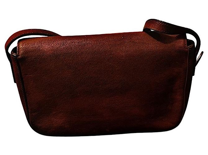 Borsa a tracolla Saint Laurent Serpent Hedi Slimane in pelle marrone - vista 6