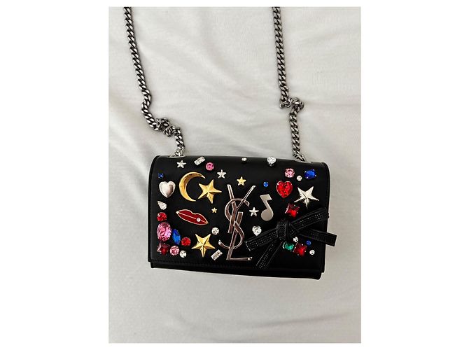 Yves Saint Laurent Kate crystal embellished bag Black - view 2
