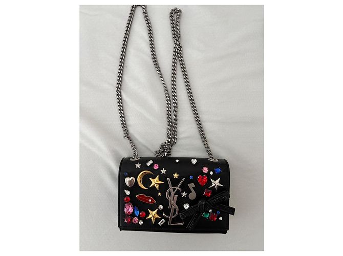 Yves Saint Laurent Kate crystal embellished bag Black - view 5