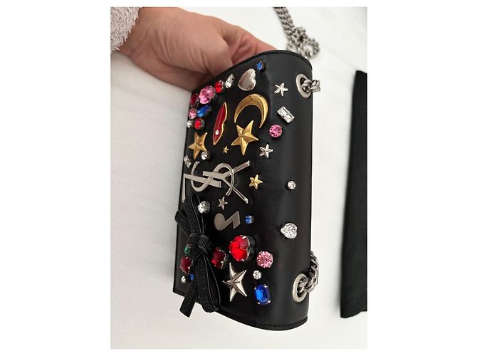 Yves Saint Laurent Kate crystal embellished bag Black - view 9