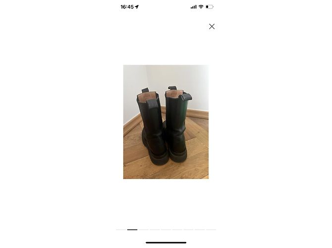 Botas Lug Bottega Veneta Negro - vista 3