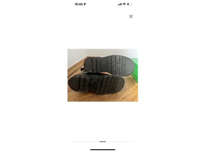 Botas Lug Bottega Veneta Negro - vista 6