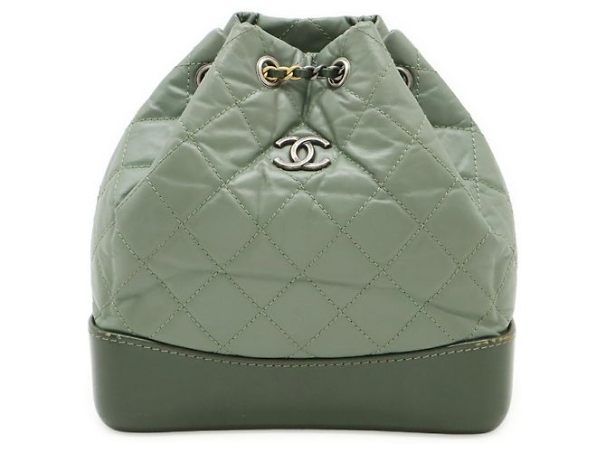 CHANEL Gabrielle de Chanel Small Backpack Khaki - view 2