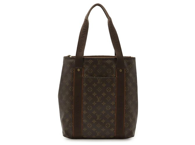 Borsa Tote Cabas Bobur Monogram Louis Vuitton Marrone - vista 2