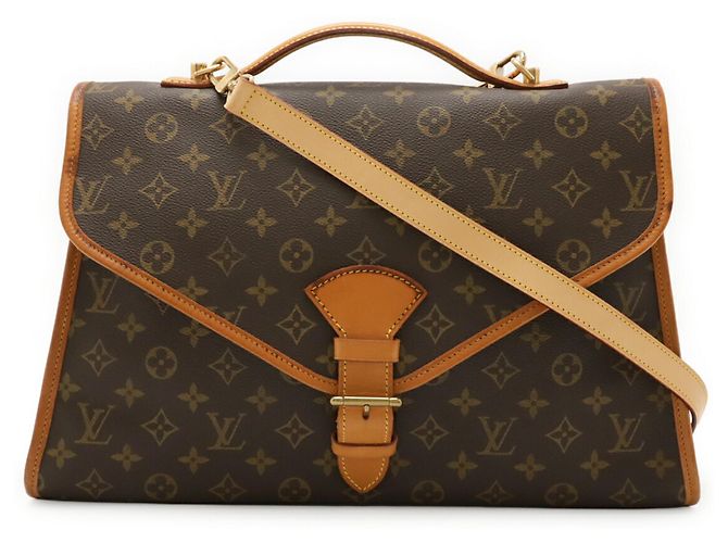Borsa a Spalla Louis Vuitton Monogram Beverly 41 Marrone Monogramma - vista 2
