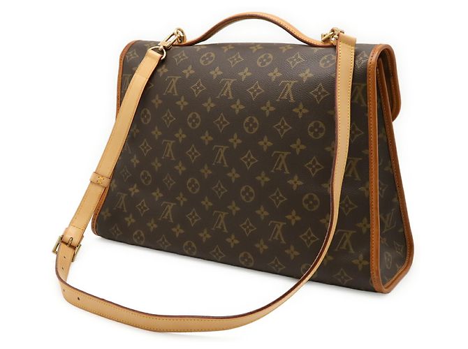 Borsa a Spalla Louis Vuitton Monogram Beverly 41 Marrone Monogramma - vista 3