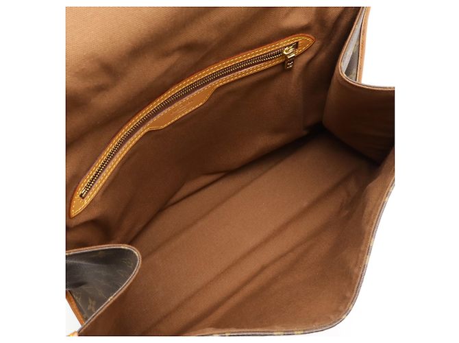 Borsa a Spalla Louis Vuitton Monogram Beverly 41 Marrone Monogramma - vista 7