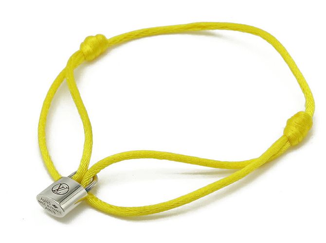 Bracciale Charm Silver Lockit di Louis Vuitton Giallo - vista 2