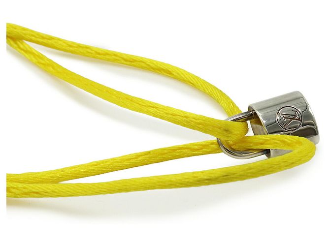 Bracciale Charm Silver Lockit di Louis Vuitton Giallo - vista 6
