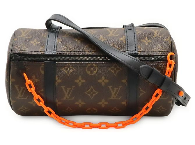 LOUIS VUITTON Borsa a Spalla Mini Polochon Monogram Solar Ray Marrone Nero Arancione Monogramma - vista 2