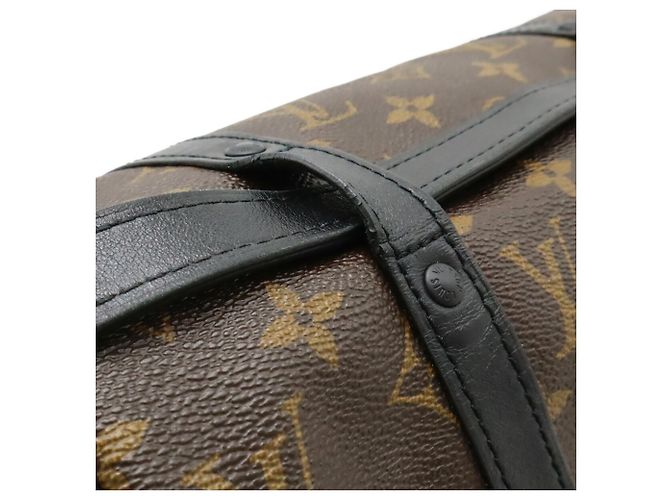 LOUIS VUITTON Borsa a Spalla Mini Polochon Monogram Solar Ray Marrone Nero Arancione Monogramma - vista 6